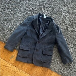 LITO Children's Wear Kids Boy Gray Corduroy Blazer Size 6